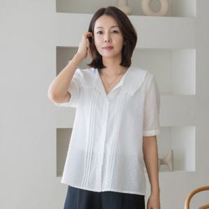 엄마옷 마담4060 엘라카라블라우스 여름블라우스 -ZBL2504066-
