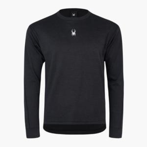 스파이더긴팔티 KQJ SPIFCNRL111U-BLK 액티브 긴팔 티셔츠