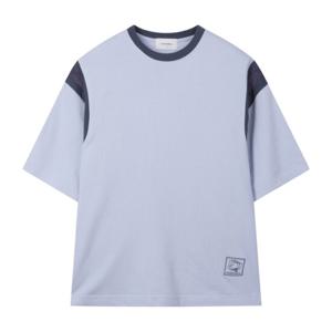 [커스텀멜로우]패브릭 믹스 하프 슬리브 티셔츠 CWTAM24425BUX