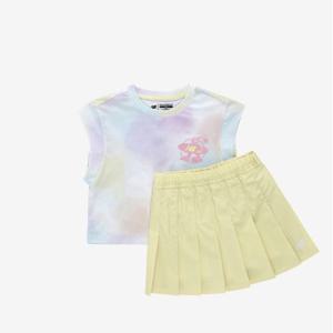 뉴발란스 KIDS 패턴 나시 플리츠 스커트 셋업 B1 NK9YF2403G 30 84