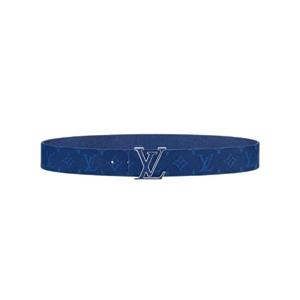 루이비통 LV 이니셜 40mm 리버시블 벨트 블루 M0159S