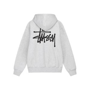 스투시 베이직 스투시 후드 애쉬 헤더 2023 1924870/1924870M/1924870UA