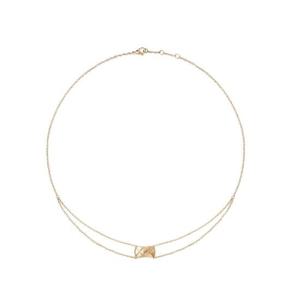 샤넬 코코 크러쉬 네클리스 퀼티드 모티프   18K 베이지 골드 J11356