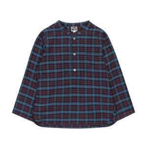 [봉통]남아 체크 밴드카라 셔츠 (BQF11XS21N_WN)