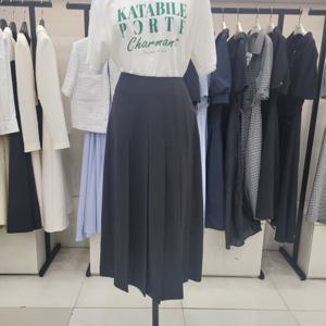 [온앤온]플리츠 미디 스커트NJW5ms32801
