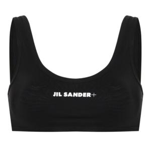 질샌더 블랙 슬리브리스 스쿱 넥라인 비키니 탑 J40BR0004 J200