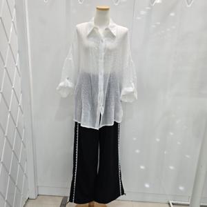 [밸리걸]시어서커 루즈핏 셔츠 (화이트) 819140