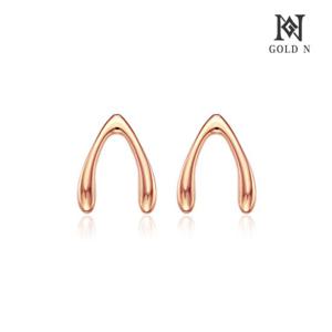 골드앤 18K 위시본 小 귀걸이 RG