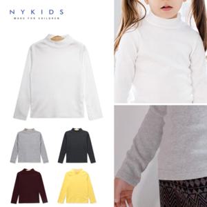 [NY kids]NY KIDS 무지 반폴라 티셔츠