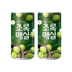 웅진 초록매실 180ml x 90캔 소캔