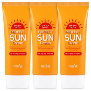 터치미 퍼펙트 썬크림 3개 SPF50+PA+++3중기능성 데일리선크림
