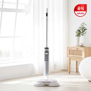 한경희 초고속예열 프리미엄 살균 스팀물걸레청소기 셀프클리닝 EHMS-D3000WT + 정품패드 4장