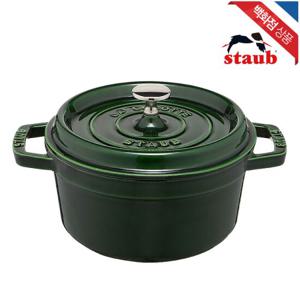 [스타우브]원형 무쇠 주물냄비 20cm 바질그린 (ST102085)