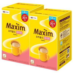 맥심 모카골드 라이트 160T+증정20T X2 총360T