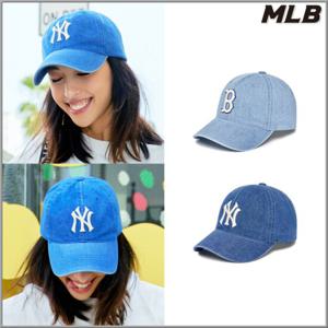 [MLB] 데님 언스트럭쳐 볼캡 모자 (3ACPD013N-2종)