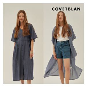 [코벳블랑][COVETBLAN]  스트링 플레어 원피스(V214MOP234W)