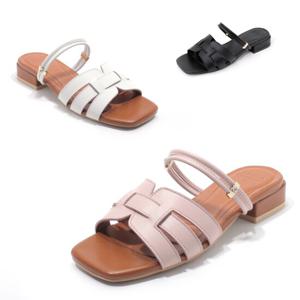 [세라] 318,000 C23S404 블랙 아이보리 핑크 샌들 2CM