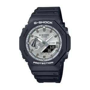 [지샥]GA-2100SB-1ADR JS 메탈릭 실버 & 매트 블렉 지알오크