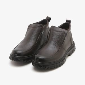 [파파브로]퍼안감 사이드 지퍼 방한 가죽 워커 WW-SE-3099-..