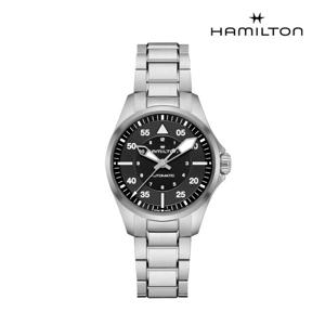 [해밀턴]H76215130카키 파일럿 오토 36mm