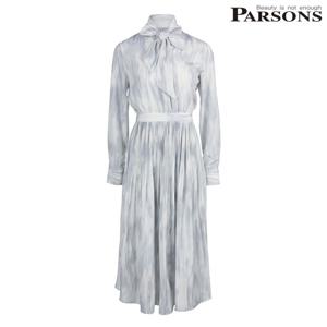 [파슨스] [Flat white] Tie-Dye Ribbon Dress (PW2S2OP07)