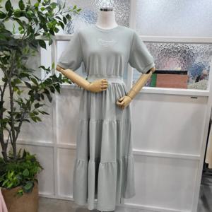 [부루앤쥬디]하프슬리브티어드원피스 민트 BQFOP002D