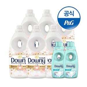 다우니 초고농축 섬유유연제 향수컬렉션 코튼 1Lx6 +200ml 2개증정