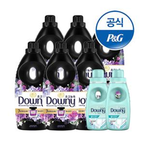 다우니 초고농축 섬유유연제 향수컬렉션 미스티크 1Lx6 +200ml 2개증정