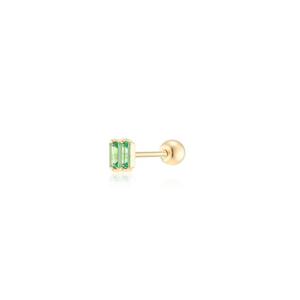 [GB] 그린 바게트 10K GOLD 피어싱 LPTO4009T
