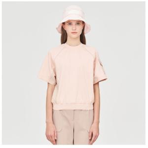 [링스골프][24SS]여성 우븐 배색 라운드 티셔츠 L21D1TR153_CO