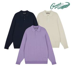 [크로커다일] 봄 폴로 카라 니트 CDAAAKT1352