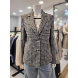 [에스쏠레지아]베이직체크재킷 SON4WJK050