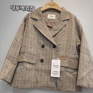 치크 DP01 체크 댄디 자켓 CKJA24W1B