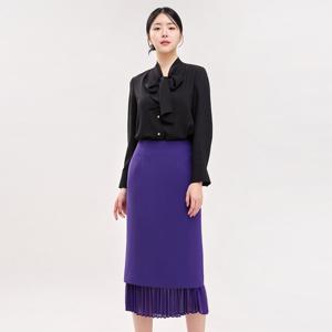 [미니멈]플리츠 안감 슬림핏 스커트 MYCGWS7130