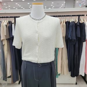 [온앤온]라운드넥 크롭 니트가디건 njk4md54504