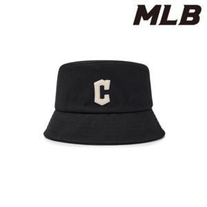 MLB (3AHTVL14N-45BKS) 베이직 캔버스 레더 로고 버킷햇