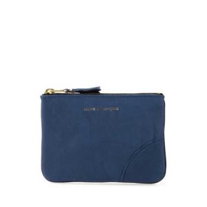 꼼데가르송 여성 블루 레더 파우치 SA8100WW NAVY