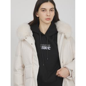 [쥬크]폭스 퍼 후드 구스 다운 점퍼 (Z244PSG311)