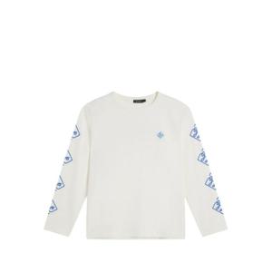 제이린드버그 긴팔 티셔츠 FMJT07733 A003 Free Cloud White