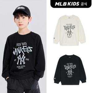 [택가59,000원][MLB키즈]베이직 스트릿 아트웍 맨투맨 (2color)7AMTB0751-SET