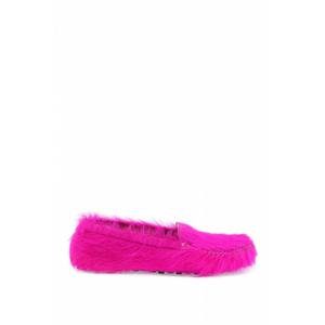 [MARNI] 남성 longhaired 레더 moccasins 인 MOMR005800P4122 00C57 /5