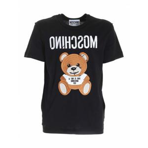 [MOSCHINO] 남성 티셔츠 자수 인 블랙 077402401555 /8