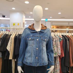 [올리비아하슬러]배색후드데님쟈켓OHDFJK102IL