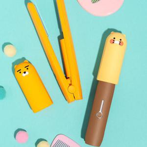 아트박스/더블유아이 카카오프렌즈 휴대용 무선 미니 고데기