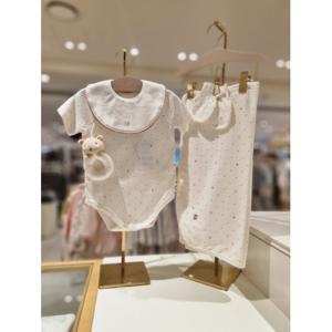 (밍크뮤10) 25SS(3종)(CR)뮤뮤뱀부바디수트 속싸보손싸개SET (3517004007SS)