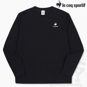[르꼬끄 스포르티브]르꼬끄  에센셜 면 긴팔티 QP123LRL12 BLK
