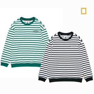 내셔널지오그래픽키즈  (K251USW050) 스트라이프 맨투맨 긴팔 티셔츠