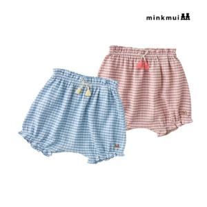 [밍크뮤]아미띠에체크스판팬츠(2종택1) 35170-671-04.05 [백일/