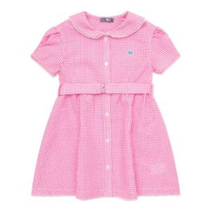 [블루독베이비]PK)깅엄체크미디드레스 45319-400-01