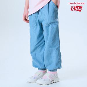 [뉴발란스키즈] NK9TF2502U(56) 라이트인디고 PLAY DENIM) 알라딘 데님 조거 팬츠